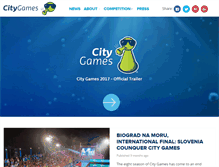 Tablet Screenshot of city-games.com